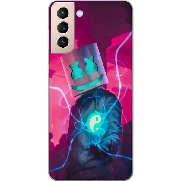Samsung Galaxy S21 Genomskinligt Skal Marshmello Fortnite
