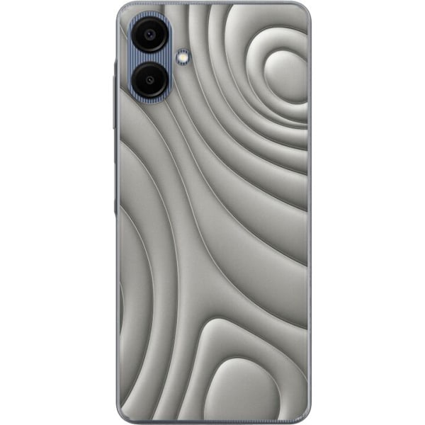 Samsung Galaxy A06 Läpinäkyvä kuori Hopea-aallot