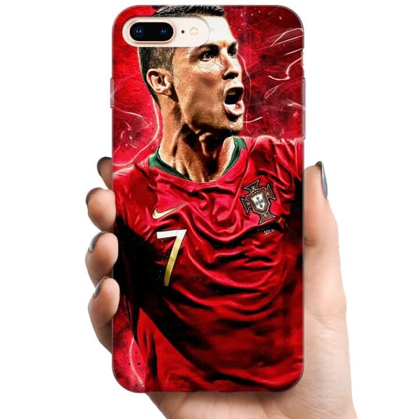 Kompatibelt Mobildeksel til Apple iPhone 8 Plus Cristiano Ronaldo