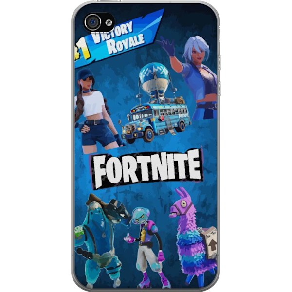 Apple iPhone 4s Läpinäkyvä kuori Fortnite