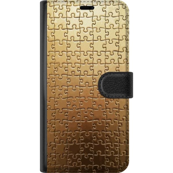 Kompatibelt Lommeboketui til Apple iPhone 11 Gull puslespill