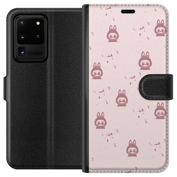 Samsung Galaxy S20 Ultra Tegnebogsetui Labubu Neon Pop - Neonf