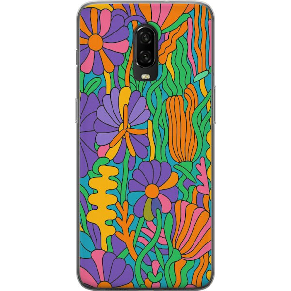OnePlus 6T Gennemsigtig cover Farveeksplosion
