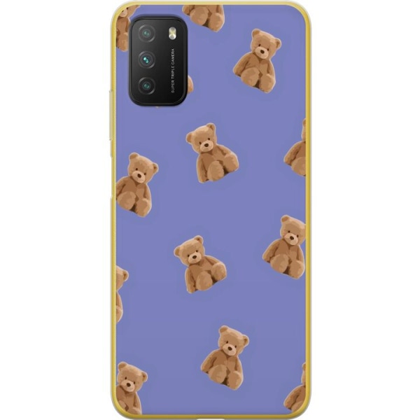 Xiaomi Poco M3  Gennemsigtig cover Flyvende bjørne