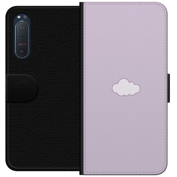 Sony Xperia 5 II Tegnebogsetui Lilla Sky - minimalistisk sky p