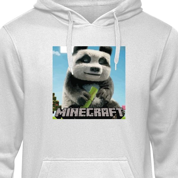 Hoodie för Vuxen | Bekväm Huvtröja A Minecraft Movie grå XXL