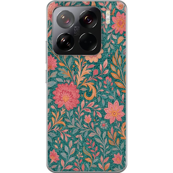 Xiaomi 15 Pro Gjennomsiktig deksel Floral Dream