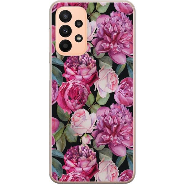 Kompatibelt Mobildeksel til Samsung Galaxy A23 Blomster