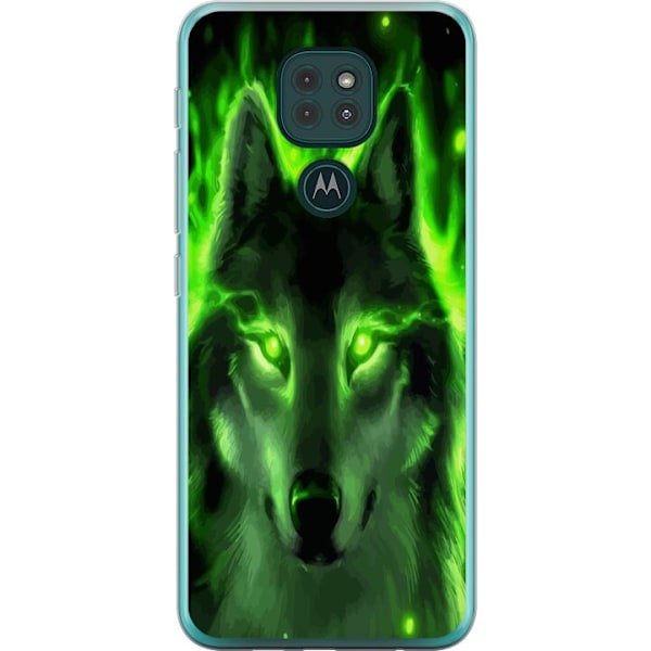 Motorola Moto G9 Play Gennemsigtig cover Ulve