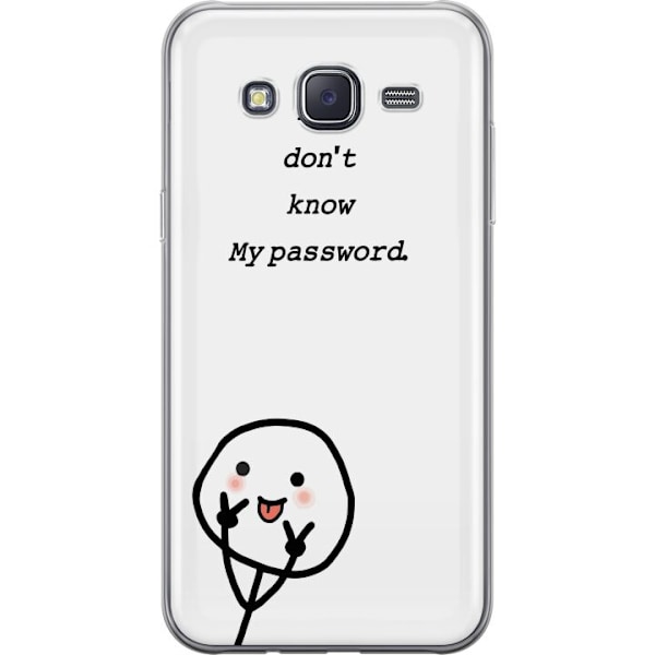 Samsung Galaxy J5 Genomskinligt Skal You Don’t Know My Passw