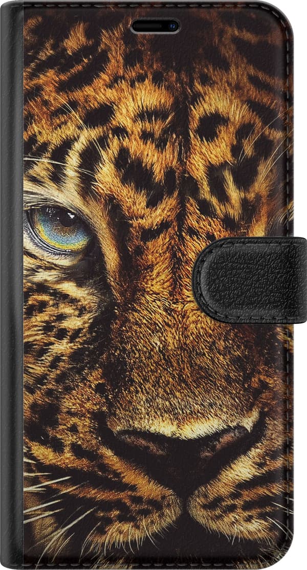 Kompatibelt Plånboksfodral till Apple iPhone XS Leopard