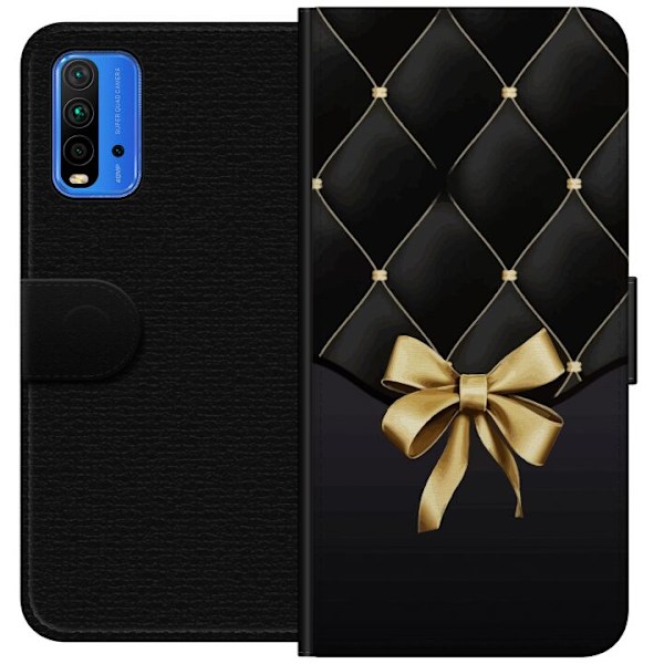 Xiaomi Redmi Note 9 4G Plånboksfodral Lyxig Rosett