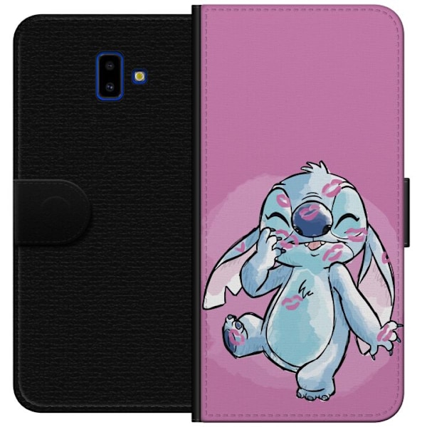 Samsung Galaxy J6+ Tegnebogsetui Stitch Puss