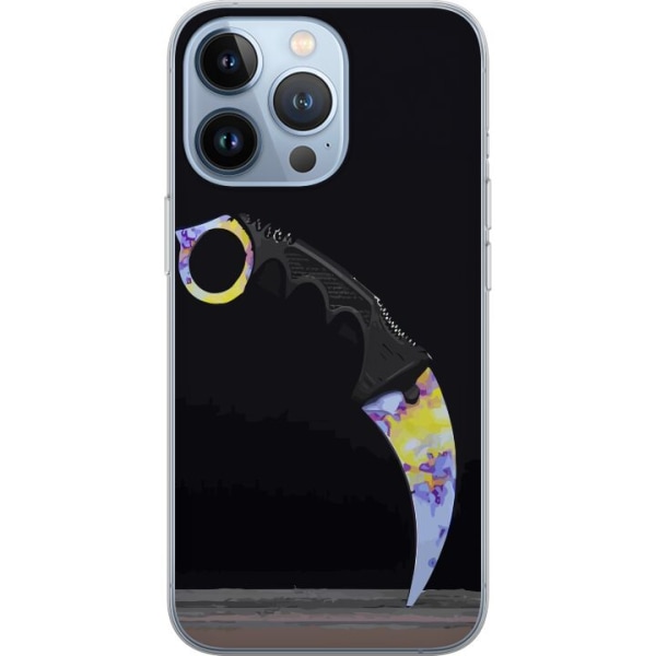 Apple iPhone 13 Pro Gennemsigtig cover Karambit / Butterfly /