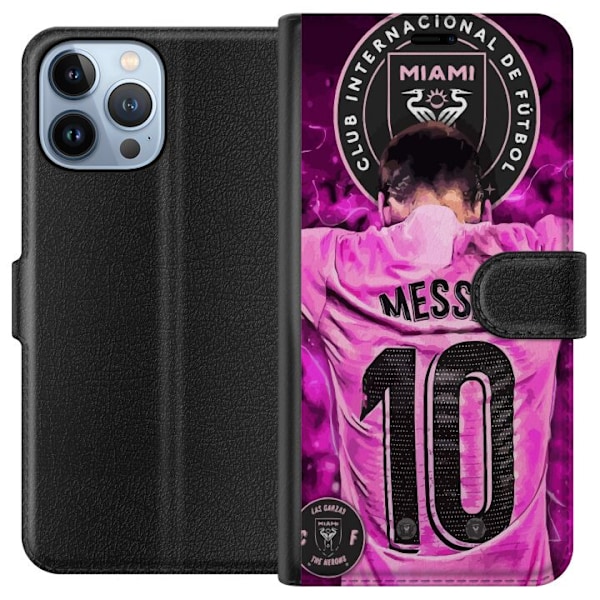 Apple iPhone 13 Pro Max Tegnebogsetui Messi