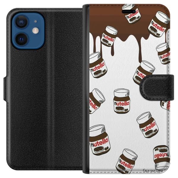 Kompatibelt Plånboksfodral till Apple iPhone 12 mini Nutella Kawaii Style Söt Dessert