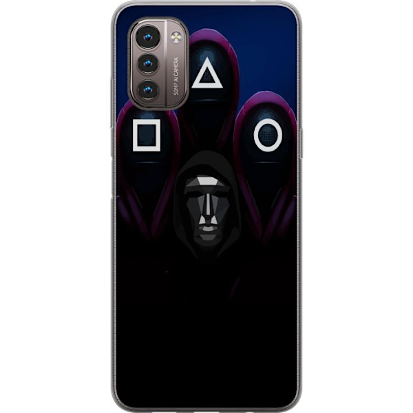 Nokia G21 Läpinäkyvä kuori Squid Game Kausi 3 Uudet Ikoni Suosittu Sarja TV Motiivi Aasialainen Draama Trendikäs Graafinen Suunnittelu