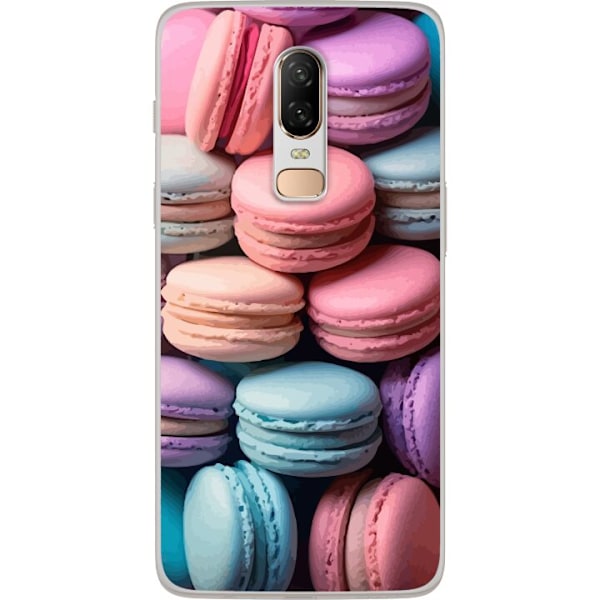 OnePlus 6 Gennemsigtig cover Macarons