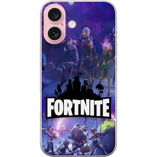 Apple iPhone 16 Genomskinligt Skal Fortnite