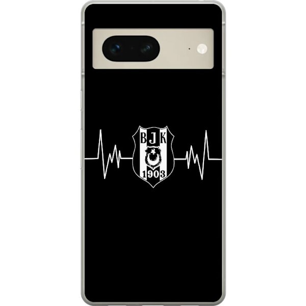 Google Pixel 7 Gjennomsiktig deksel Beşiktaş J.K.