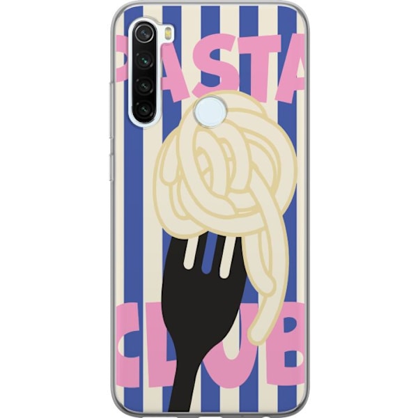 Xiaomi Redmi Note 8 Läpinäkyvä kuori Pasta Twirl
