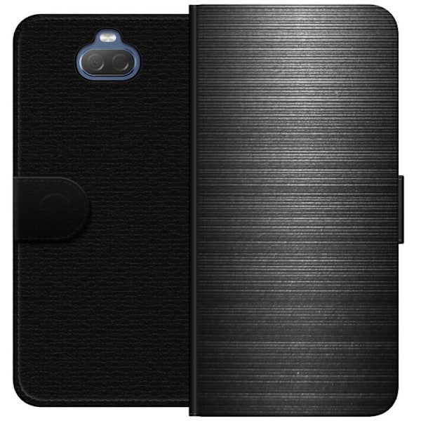 Sony Xperia 10 Plus Tegnebogsetui Børstet Metal