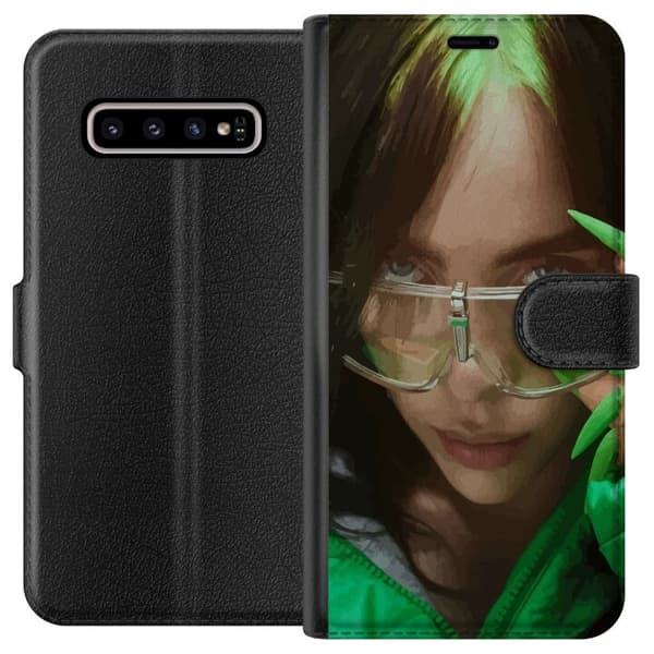 Kompatibelt Lommeboketui til Samsung Galaxy S10+ Billie Eilish