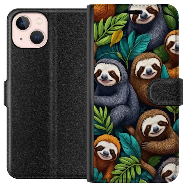 Apple iPhone 13 Lompakkokotelo Sengångarstil - rentoutunut mu