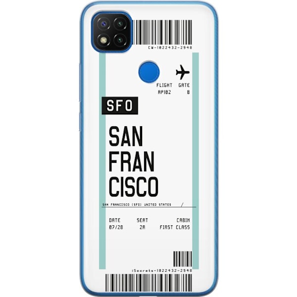 Xiaomi Redmi 9C Gennemsigtig cover San Francisco