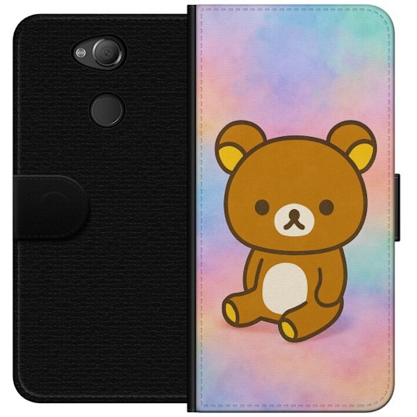 Sony Xperia XA2 Lompakkokotelo Kawaii Sanrio Rilakkuma