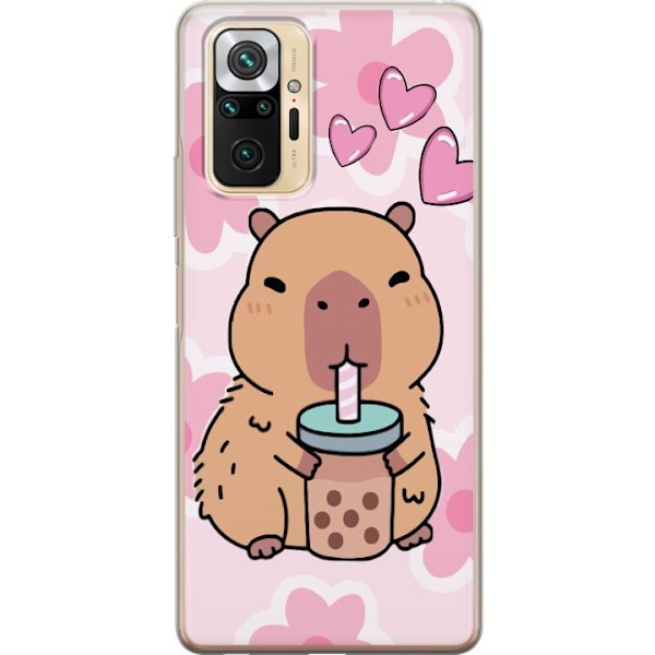 Xiaomi Redmi Note 10 Pro Gjennomsiktig deksel Kawaii Capybara