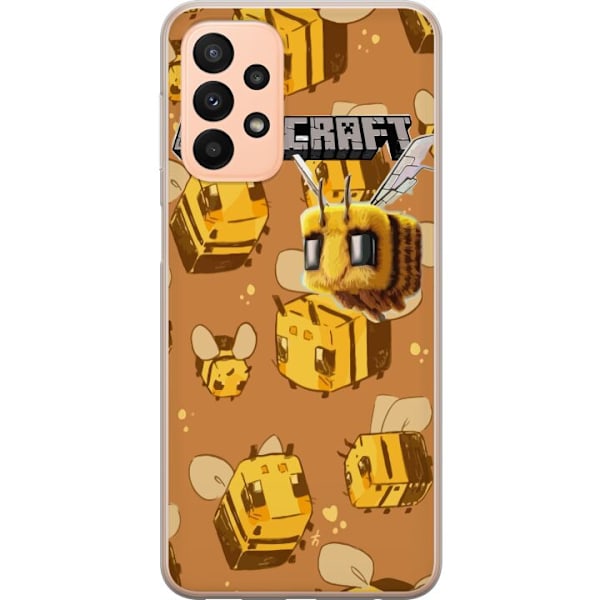 Samsung Galaxy A23 5G Genomskinligt Skal Minecraft Bi