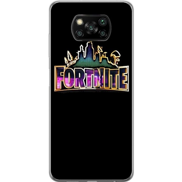 Xiaomi Poco X3 NFC Gennemsigtig cover Fortnite