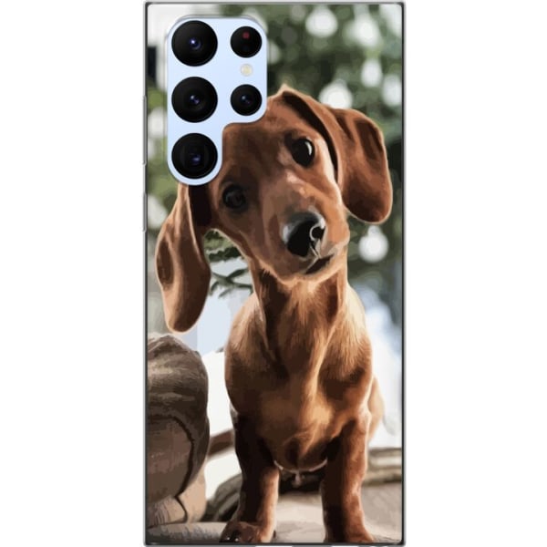 Samsung Galaxy S22 Ultra 5G Genomskinligt Skal Yngre Hund