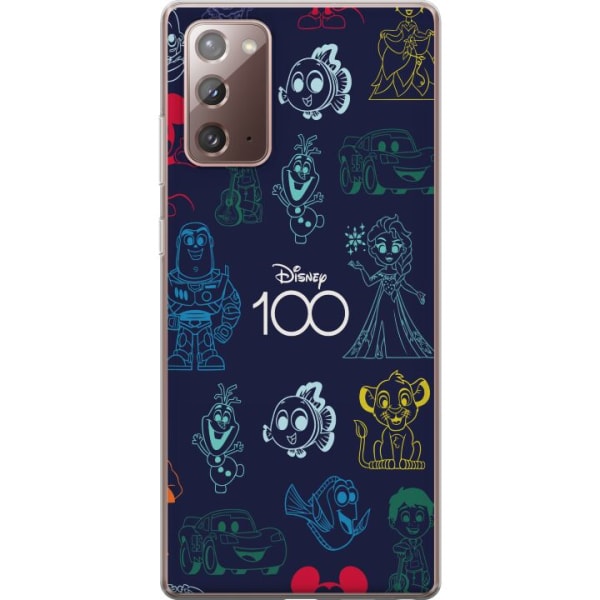 Samsung Galaxy Note20 Läpinäkyvä kuori Disney 100