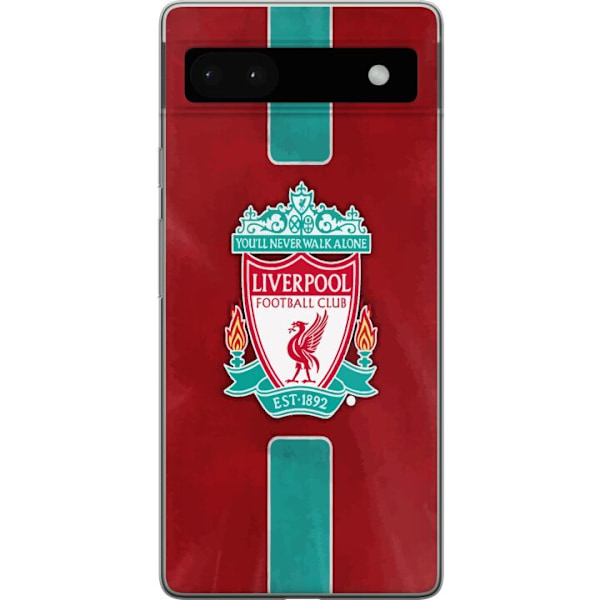 Google Pixel 6a Gennemsigtig cover Liverpool FC - Klassisk Fodboldstolthed i Rødt