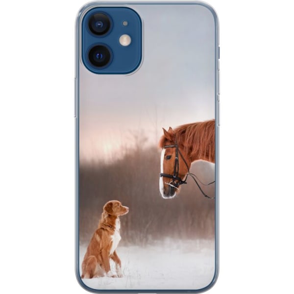 Apple iPhone 12  Deksel / Mobildeksel - Hest & Hund