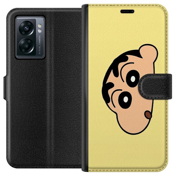 OnePlus Nord N300 Plånboksfodral Peeking Shinchan