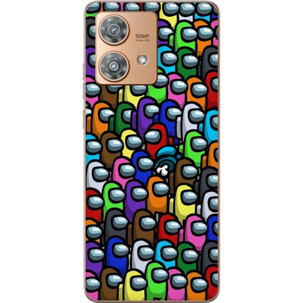 Motorola Edge 40 Neo Gennemsigtig cover Among Us