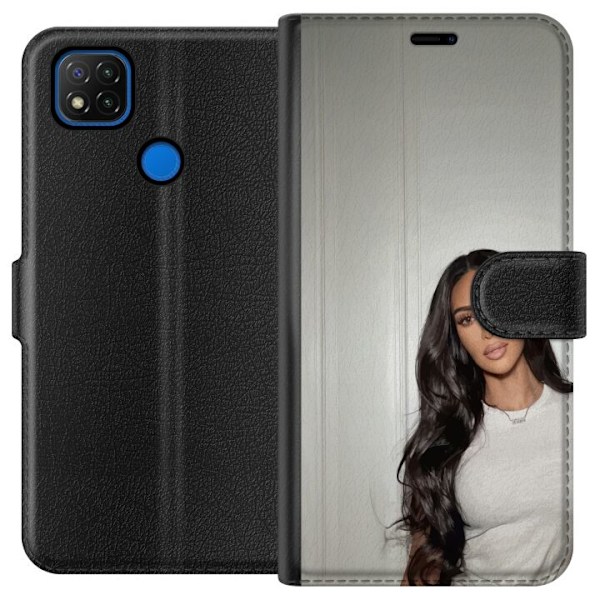 Xiaomi Redmi 9C Plånboksfodral Kim Kardashian – Iconic Style Collection