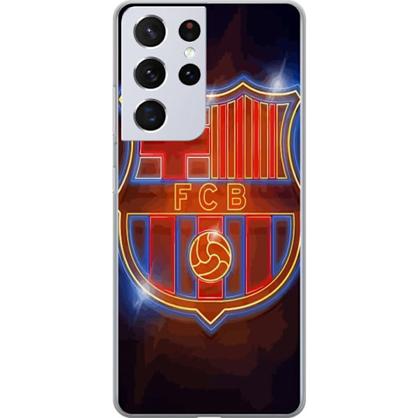 Samsung Galaxy S21 Ultra 5G Gennemsigtig cover FC Barcelona