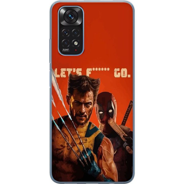 Xiaomi Redmi Note 11 Gjennomsiktig deksel Deadpool & Wolverine