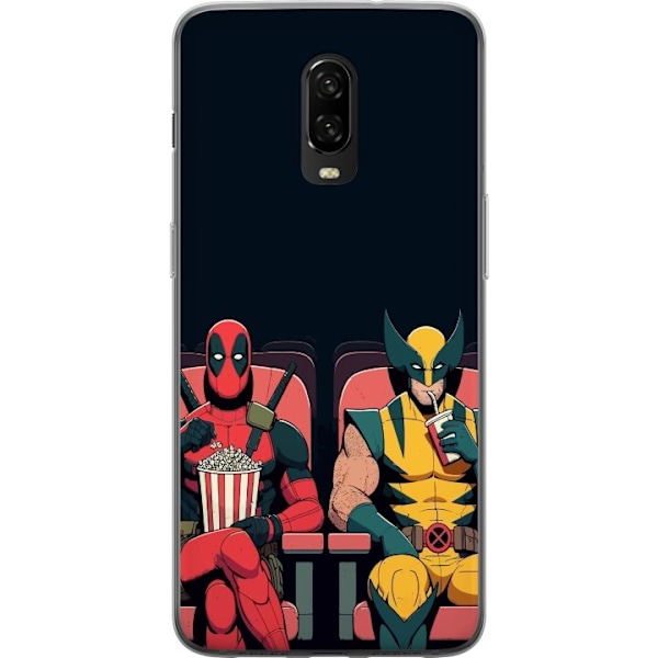 OnePlus 6T Gennemsigtig cover Deadpool & Wolverine