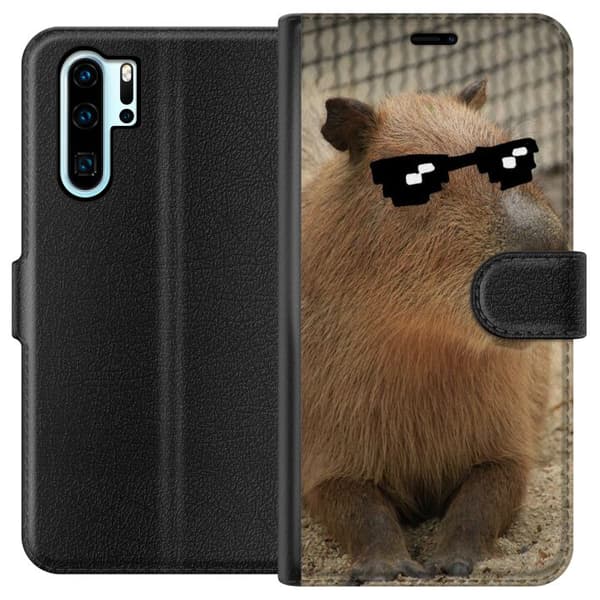 Kompatibel Tegnebogsetui til Huawei P30 Pro Capybara