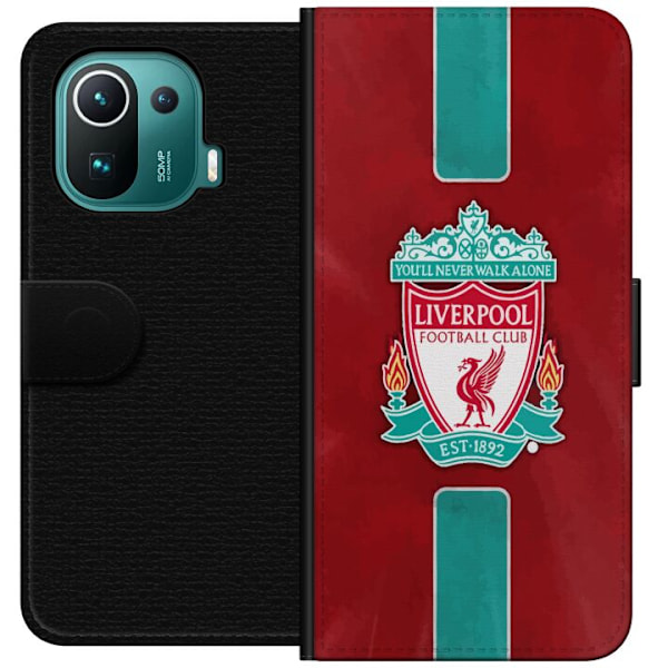 Xiaomi Mi 11 Pro Lommeboketui Liverpool FC - Klassisk Fotballs