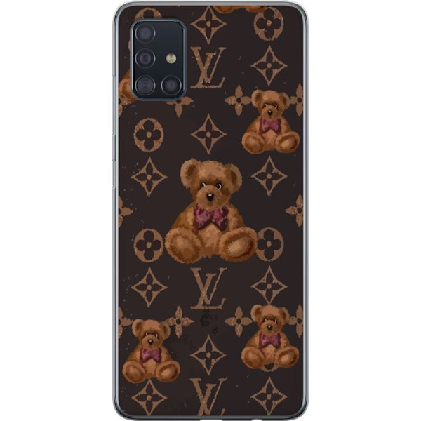 Samsung Galaxy A51 Läpinäkyvä kuori Louis Vuitton Teddykarhu Kuvio Ylellinen Muotisuunnittelu Suosittu Motiivi Muoti-Trendi Ylelliset Asusteet