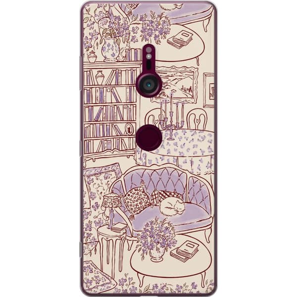 Kompatibelt Mobildeksel til Sony Xperia XZ3 Beige lesekrok beige