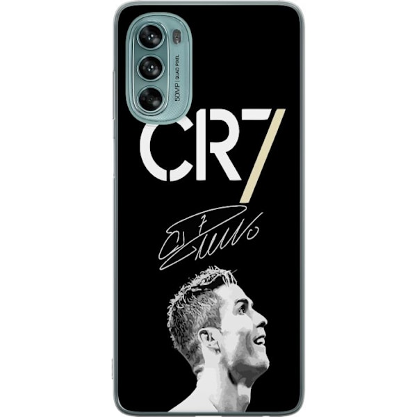 Motorola Moto G62 5G Läpinäkyvä kuori CR7 Ronaldo