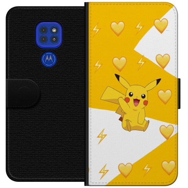 Motorola Moto G9 Play Lompakkokotelo Pikachu Pokémon Pelihahmo Peliaihe Suosittu Ikoni Sarjakuvasarja Pokémon GO Lasten Klassikko
