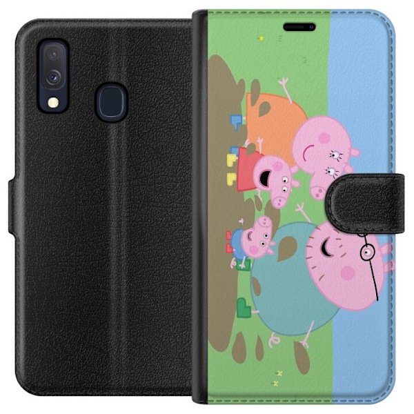 Samsung Galaxy A40 Lompakkokotelo Greta Harmaa